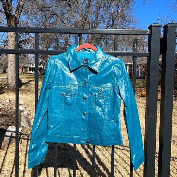 GAP Leather Jacket NWT - Picture 10 of 10